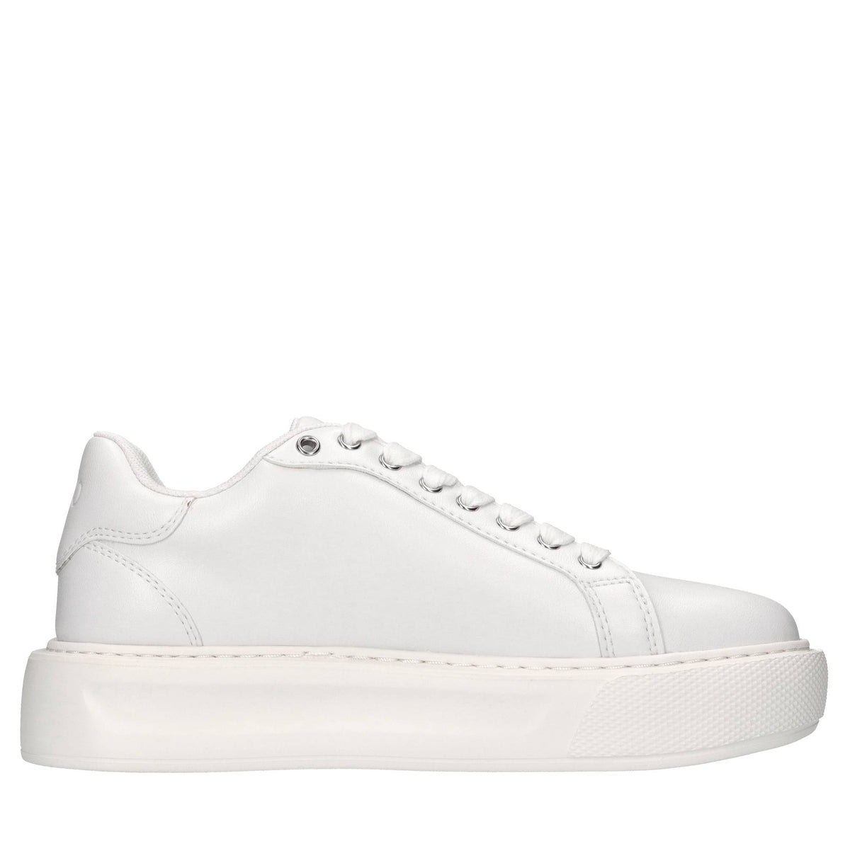 Sneakers in ecopelle e strass 