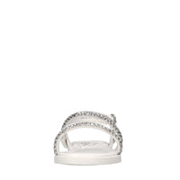 Sandali in ecopelle e strass 