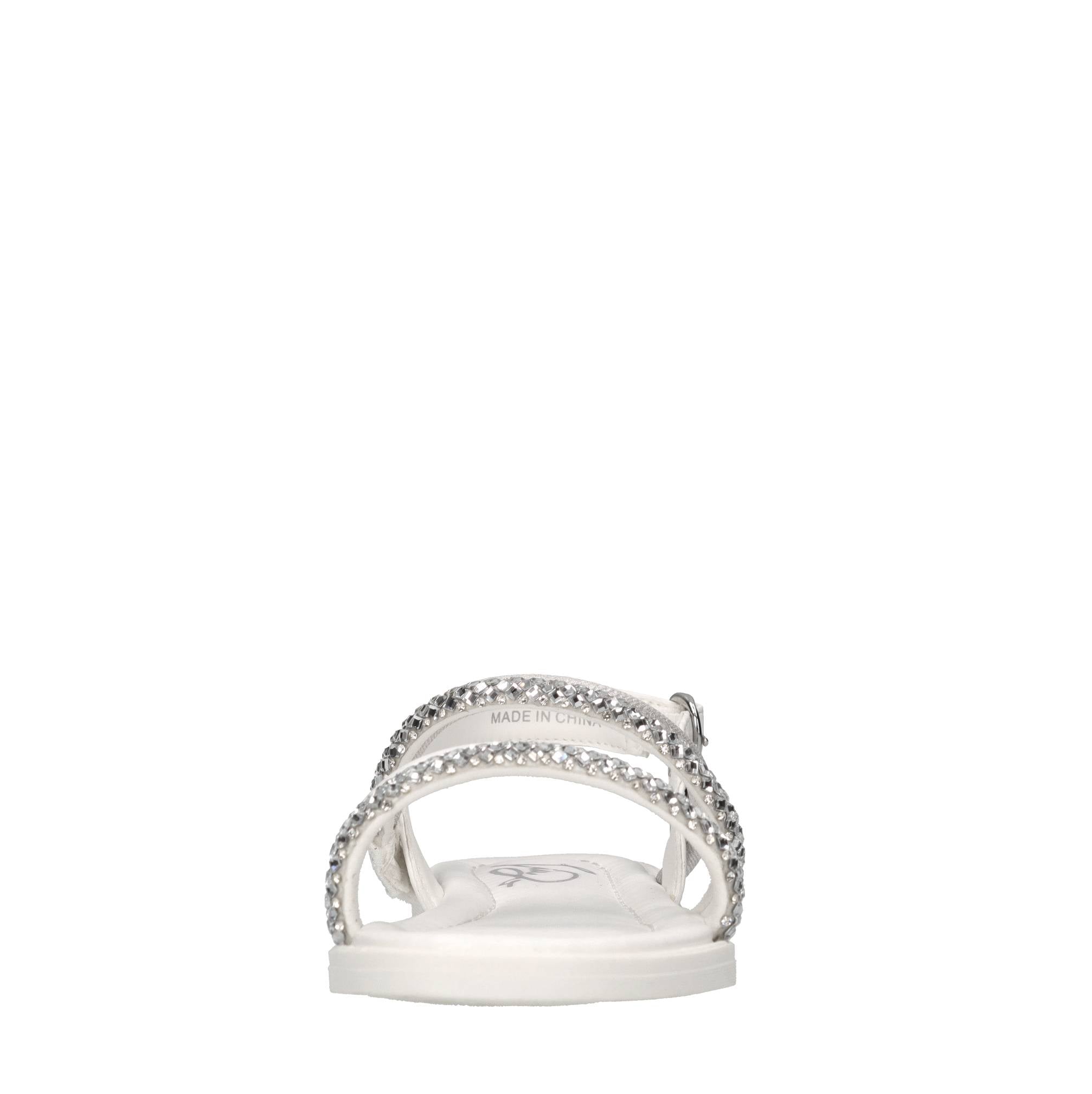 Sandali in ecopelle e strass 