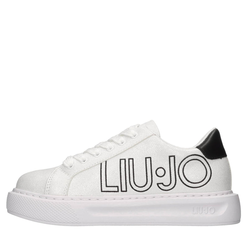 Sneakers in ecopelle e tessuto 