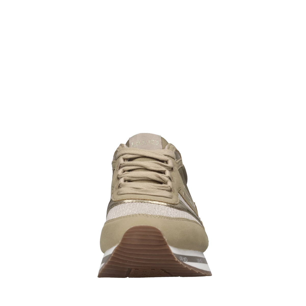 Sneakers in ecopelle e tessuto 