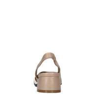 Décollete slingback in pelle 