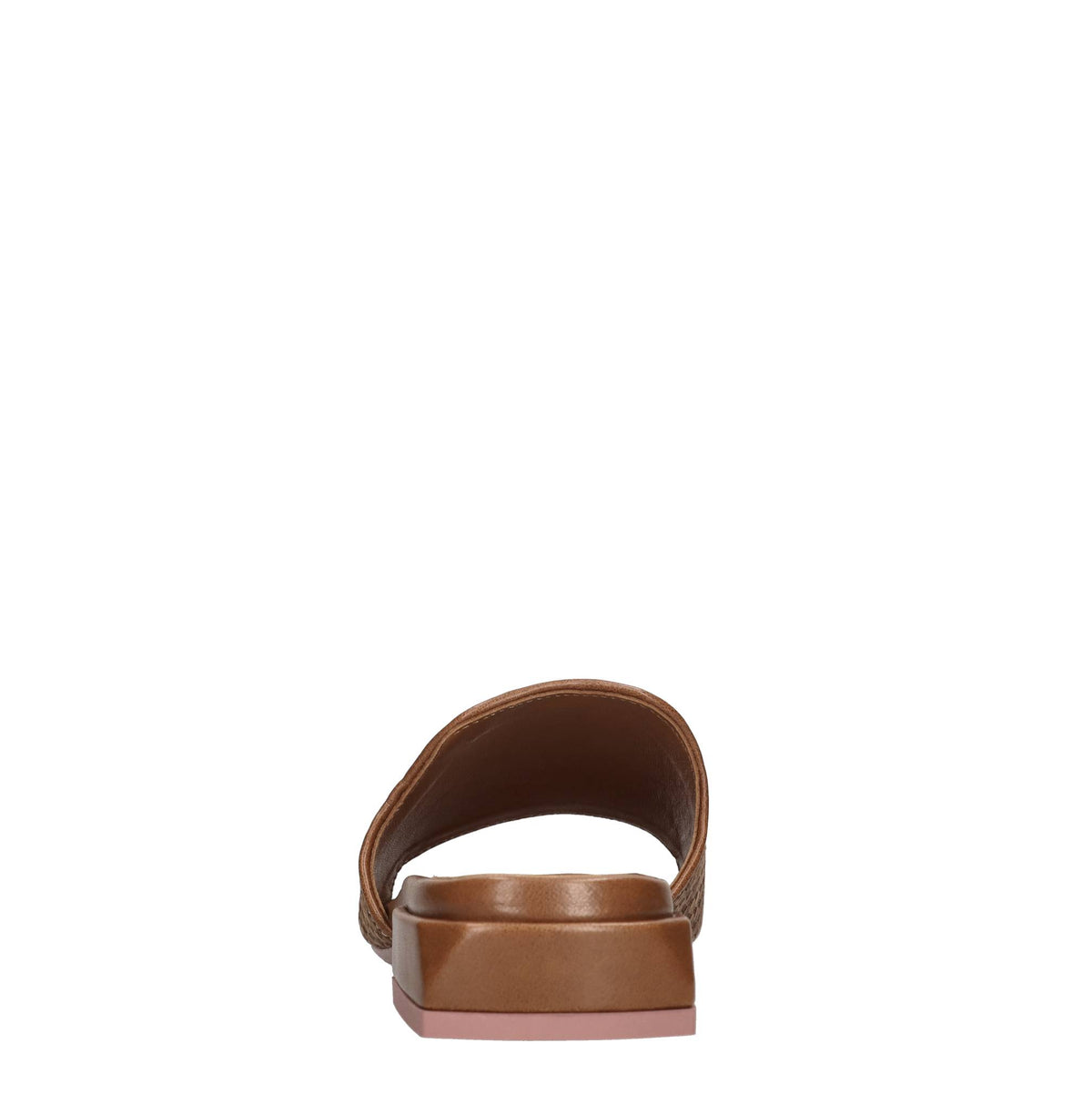 Mules in rafia e tessuto 