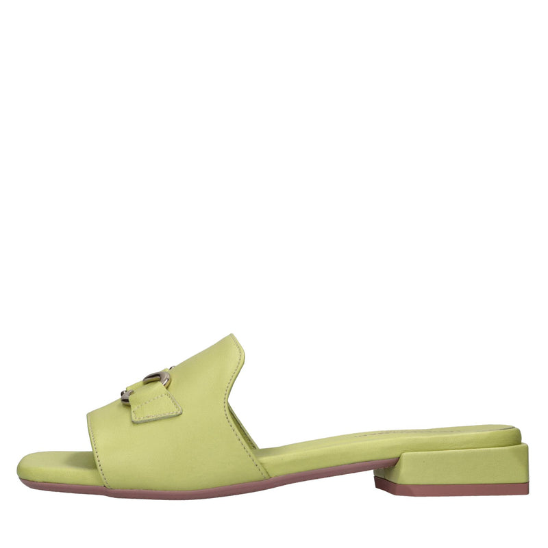 Mules in pelle 