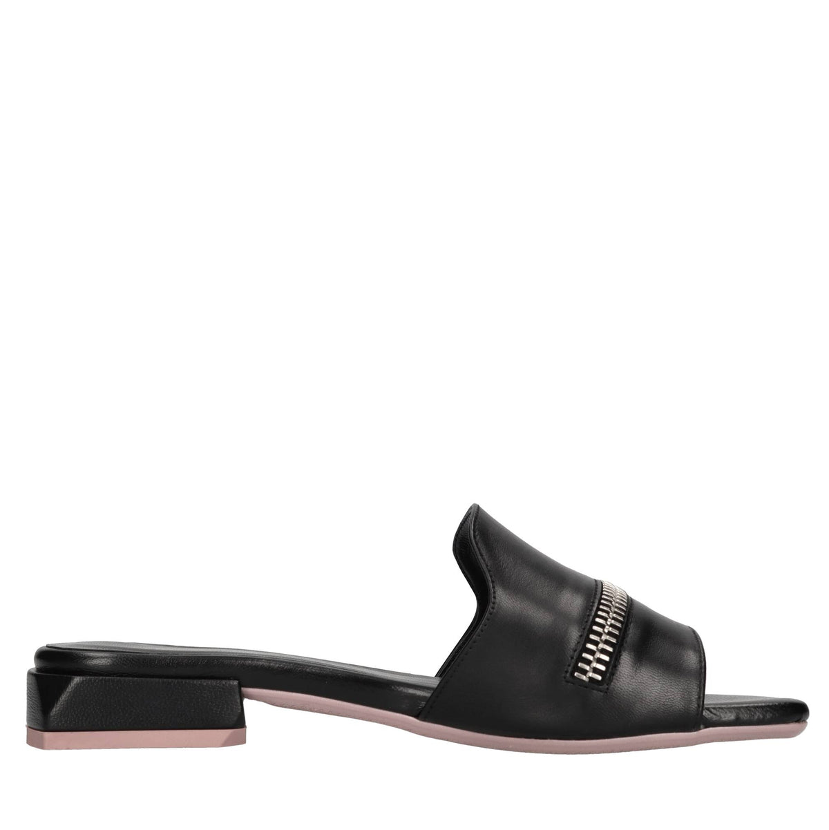 Mules in pelle 