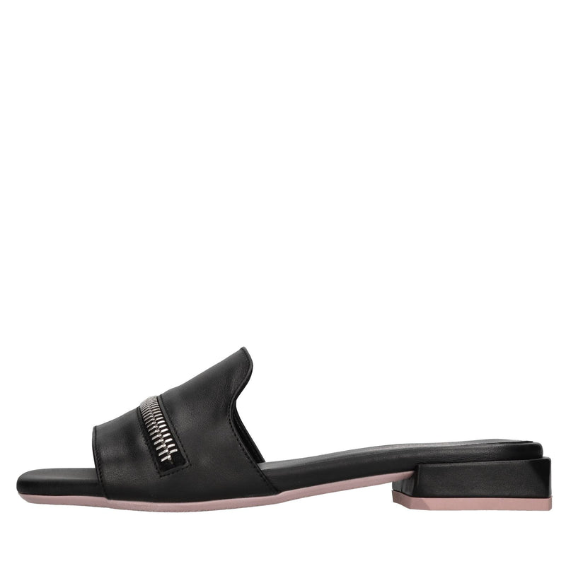 Mules in pelle 