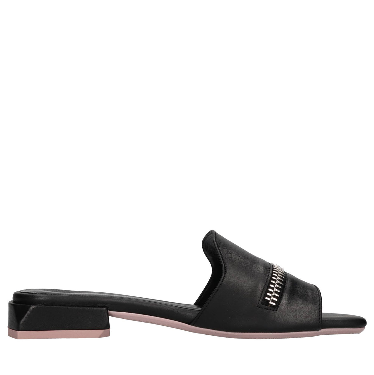 Mules in pelle 