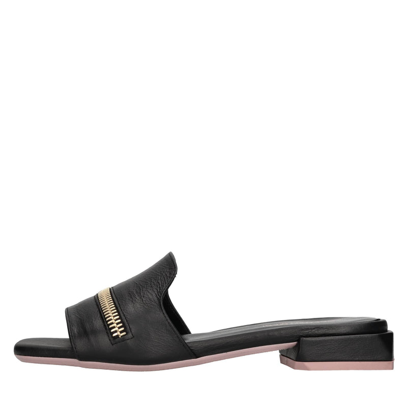 Mules in pelle 