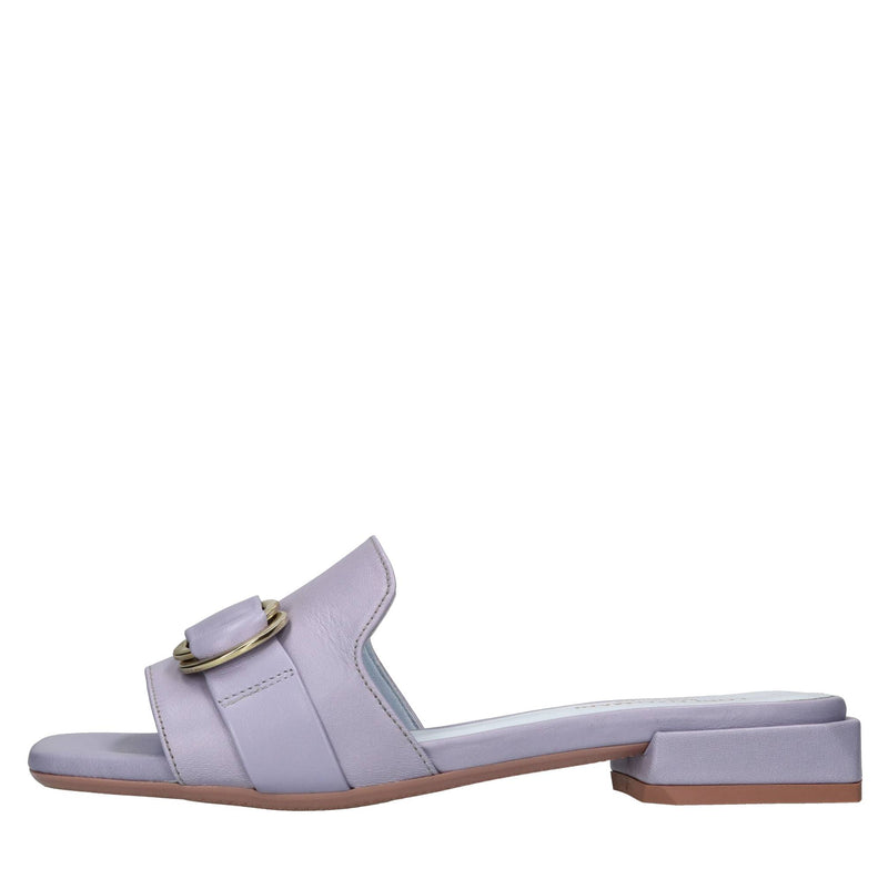 Mules in pelle 