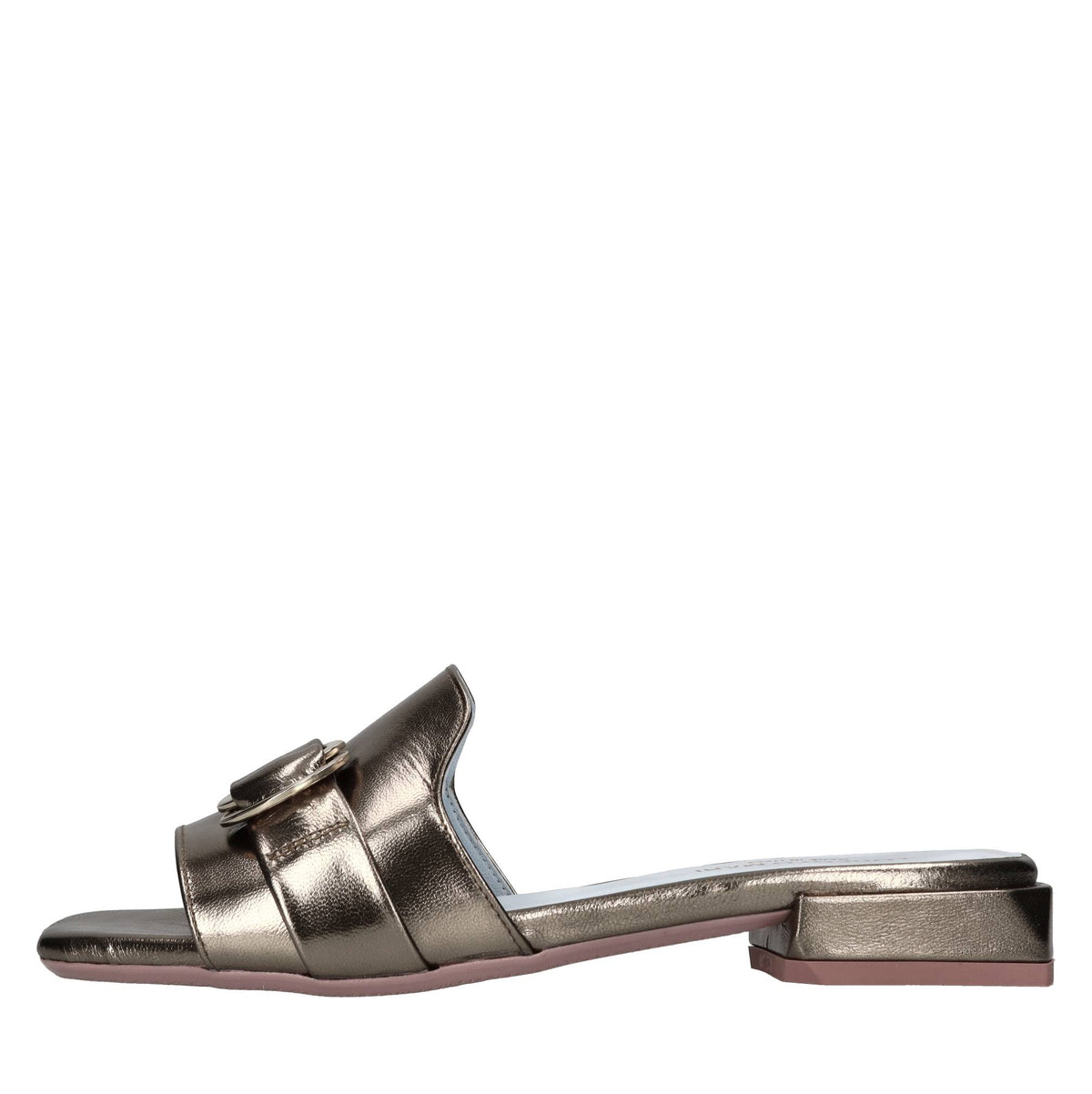 Mules in pelle lucida 