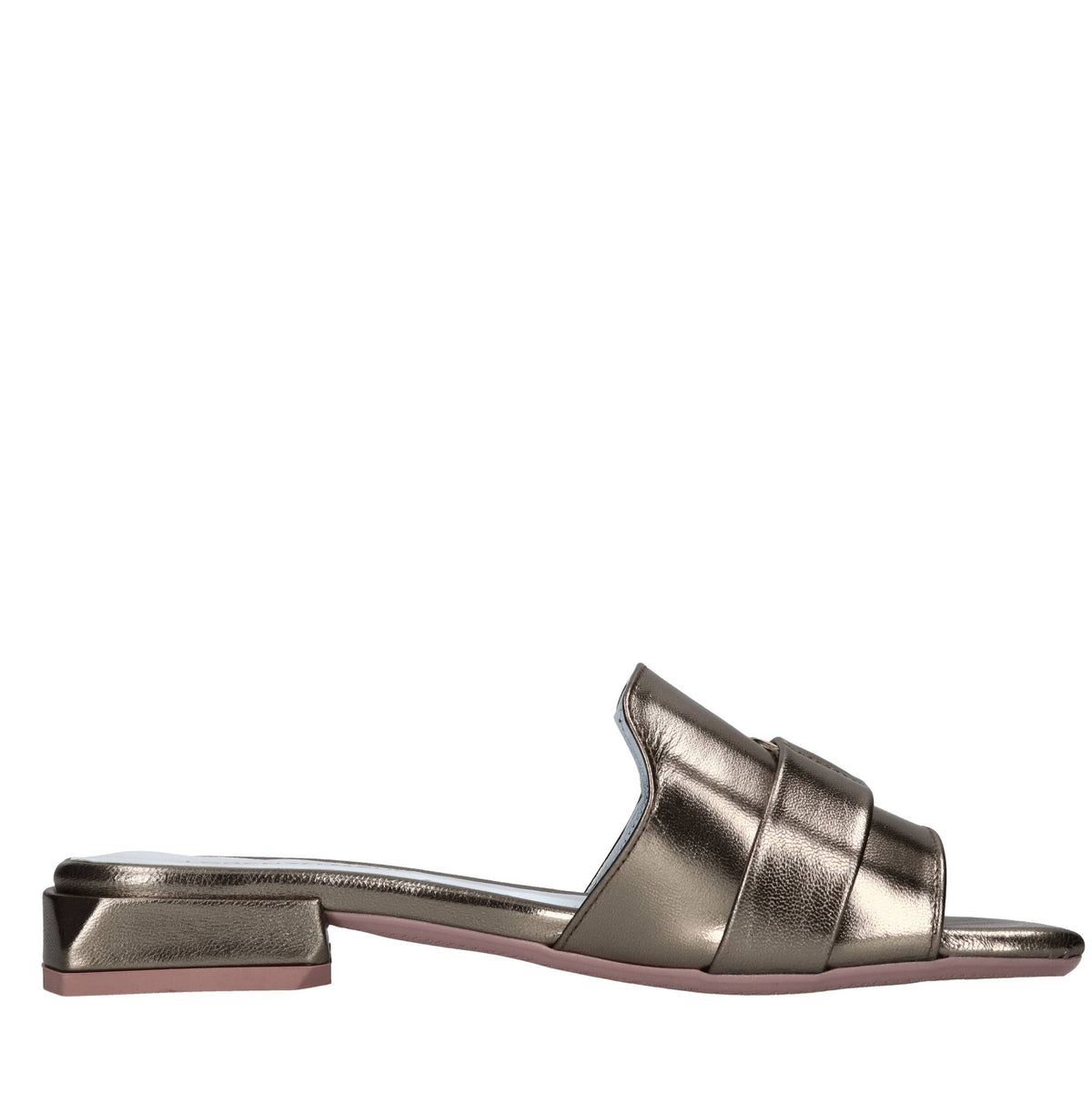Mules in pelle lucida 
