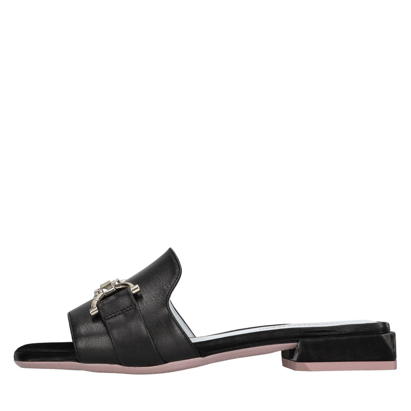 Mules in pelle 