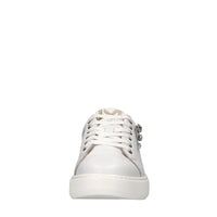 Sneakers in pelle cavallino e strass 