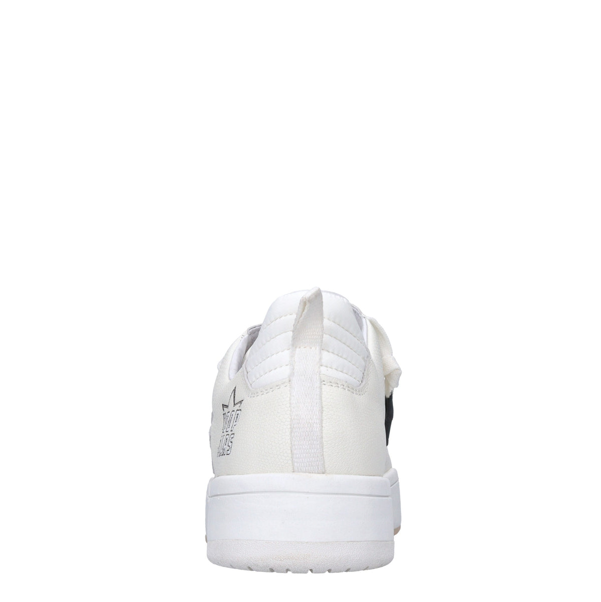 Sneakers in pelle e tessuto 
