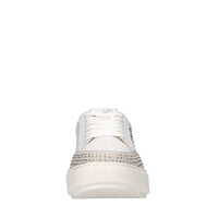 Sneakers in camoscio, ecopelle e strass 