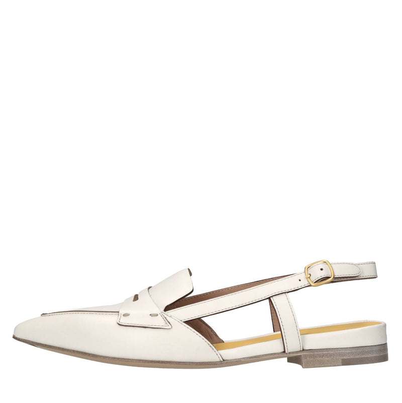 Ballerine slingback in pelle 