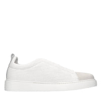 Slip-on in pelle e camoscio 