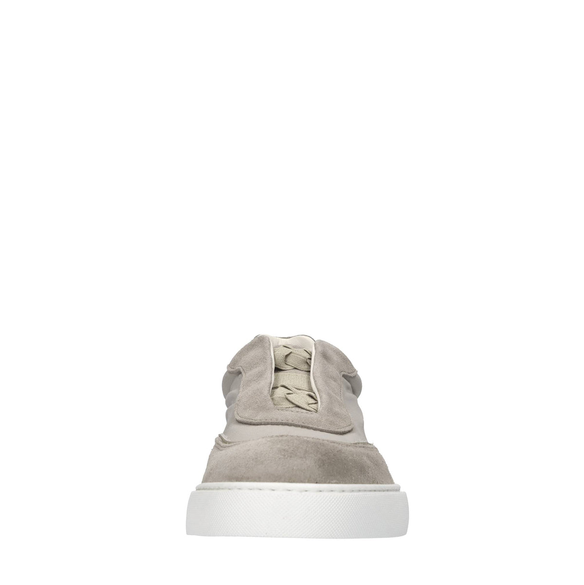 Slip-on in camoscio e tessuto elasticizzato 