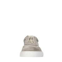 Slip-on in camoscio e tessuto elasticizzato 