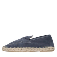 Mocassini espadrillas in camoscio 