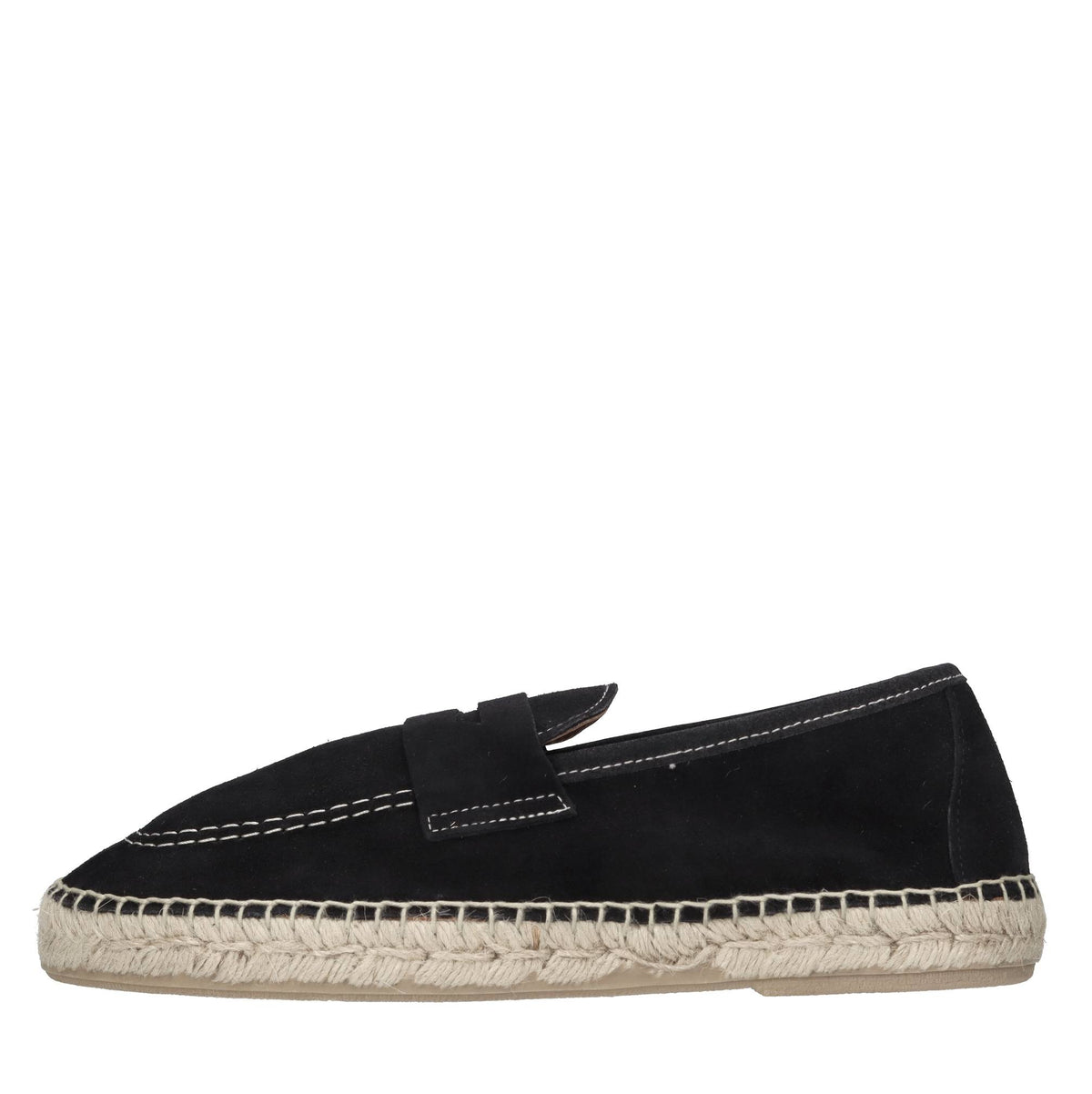 Mocassini espadrillas in camoscio 