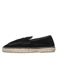 Mocassini espadrillas in camoscio 