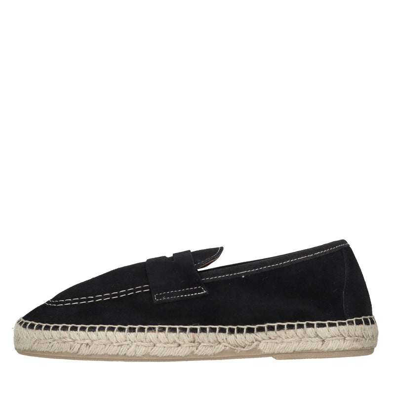Mocassini espadrillas in camoscio 