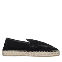 Mocassini espadrillas in camoscio 