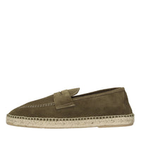 Mocassini espadrillas in camoscio 