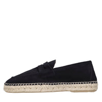 Mocassini espadrillas in camoscio 