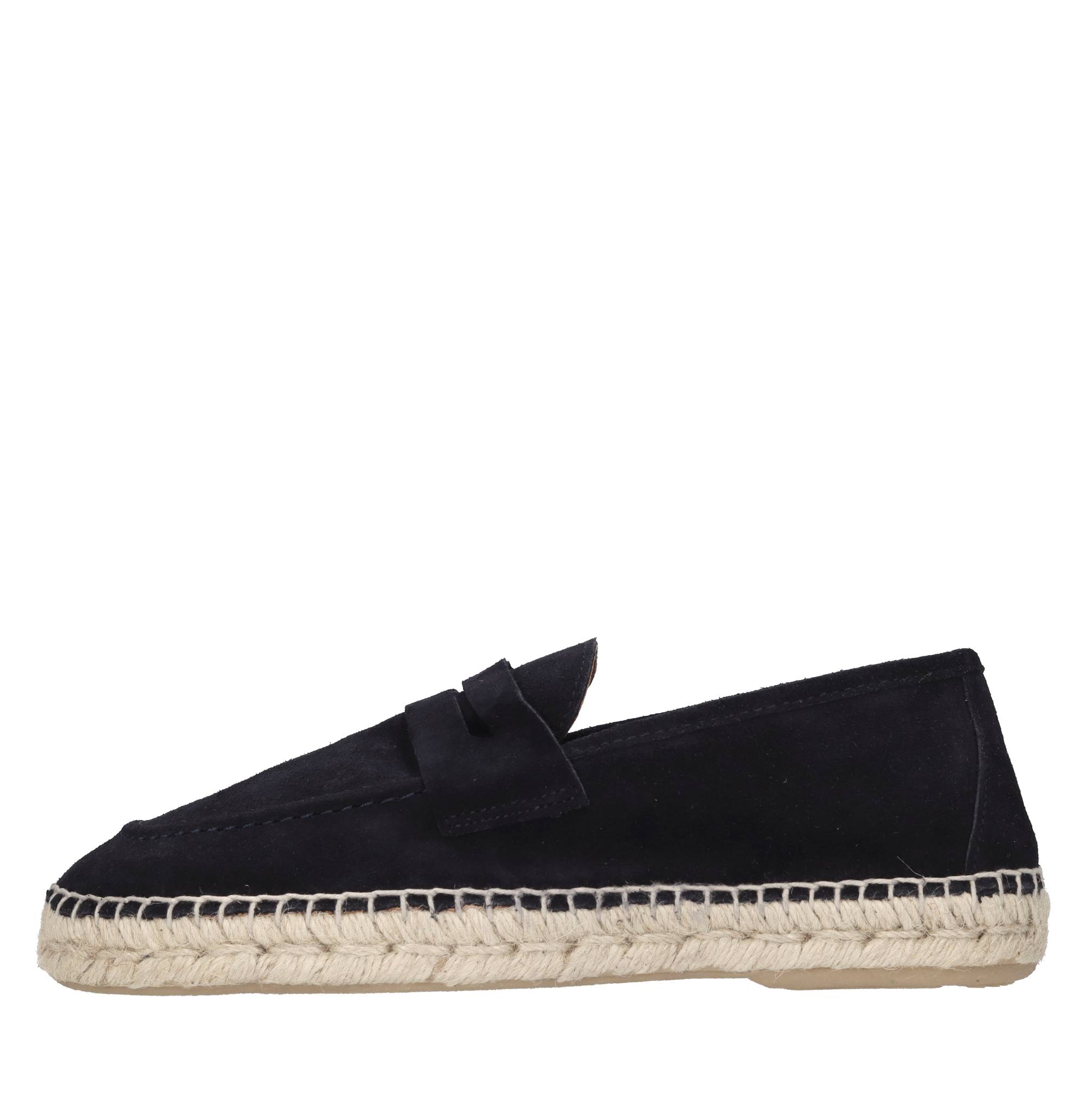 Mocassini espadrillas in camoscio 