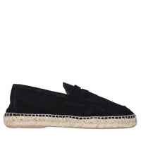 Mocassini espadrillas in camoscio 