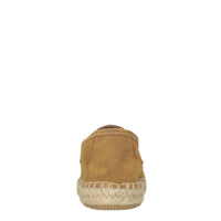 Mocassini espadrillas in camoscio e rafìa 