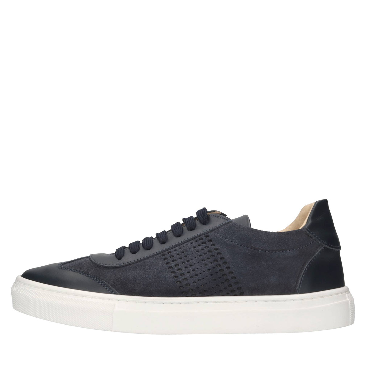 Sneakers in pelle e camoscio 