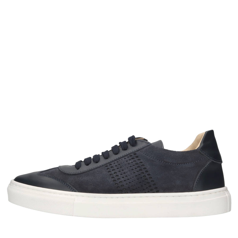 Sneakers in pelle e camoscio 