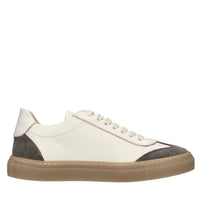 Sneakers in pelle e camoscio 