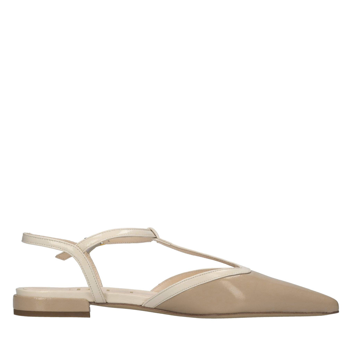 Ballerine slingback in pelle 