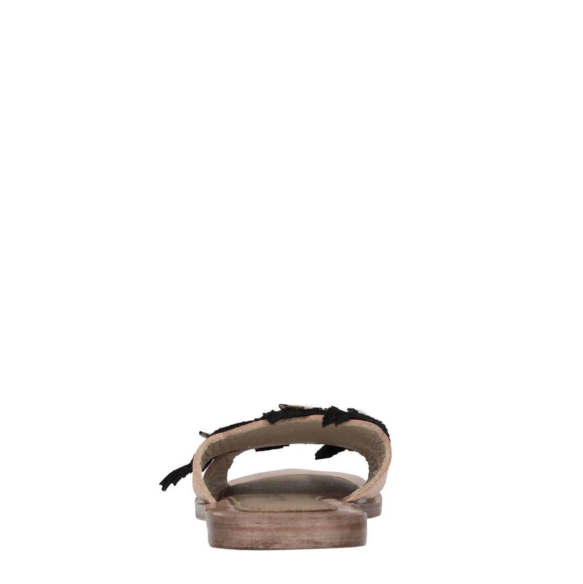 Mules in pelle e camoscio 