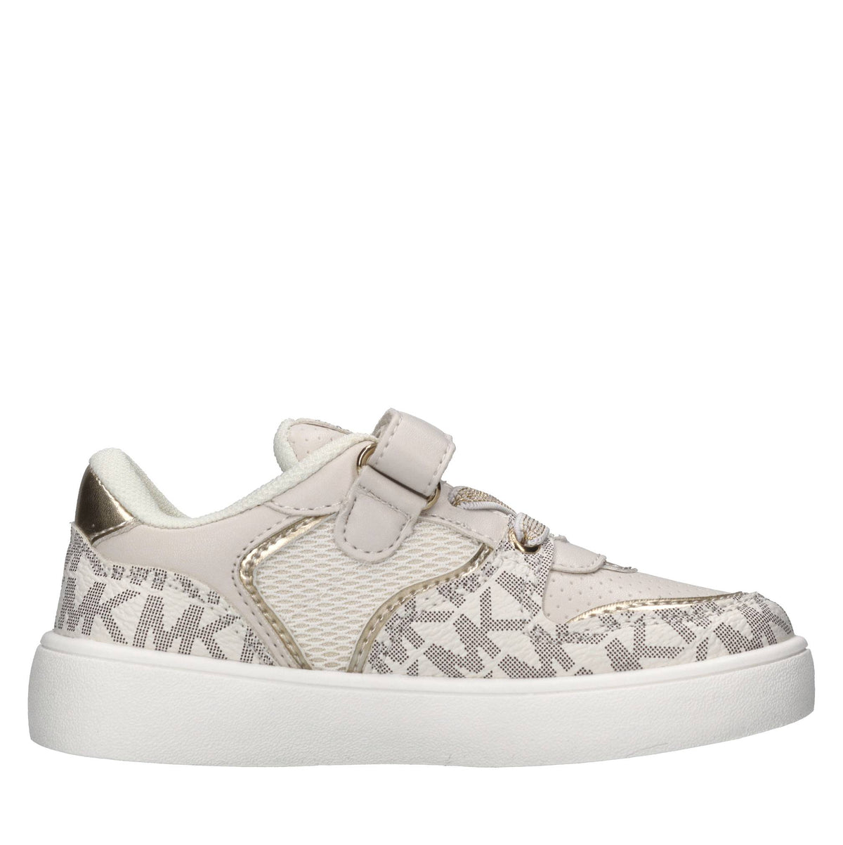 Sneakers in ecopelle e tessuto 