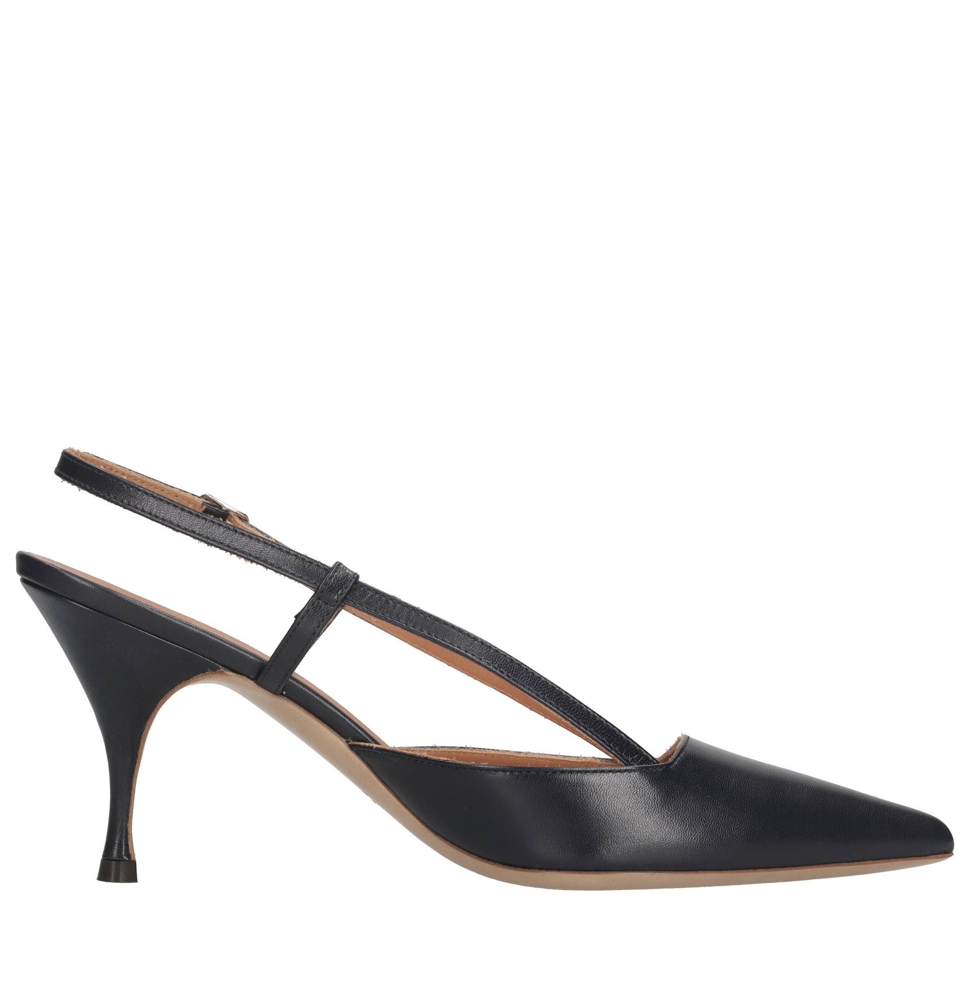 Décolleté slingback Rush in pelle 