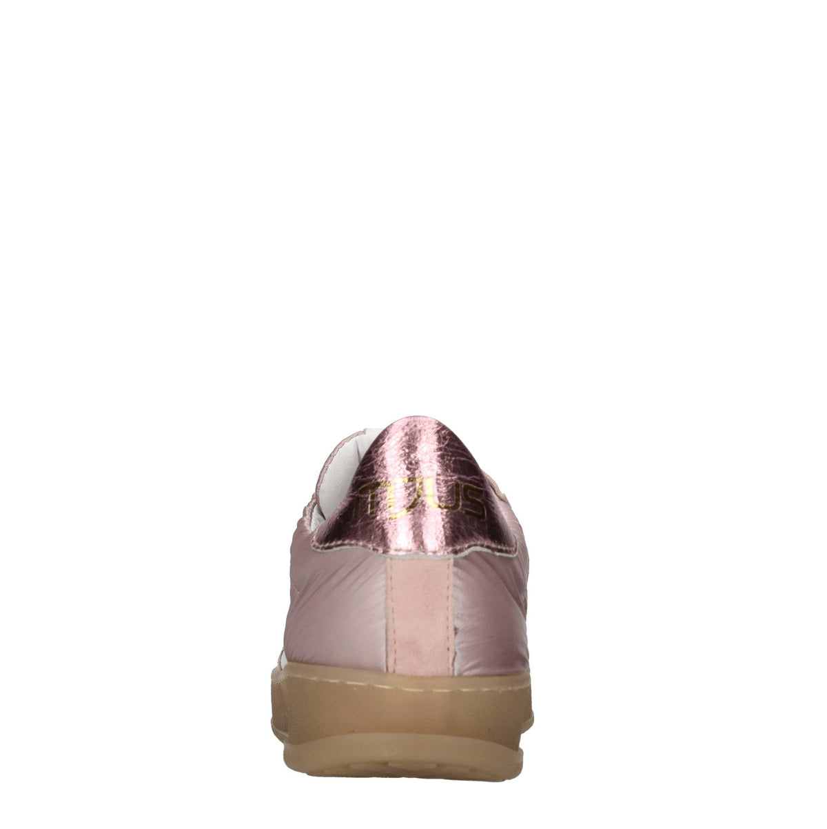 Sneakers in pelle e tessuto 