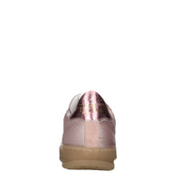 Sneakers in pelle e tessuto 