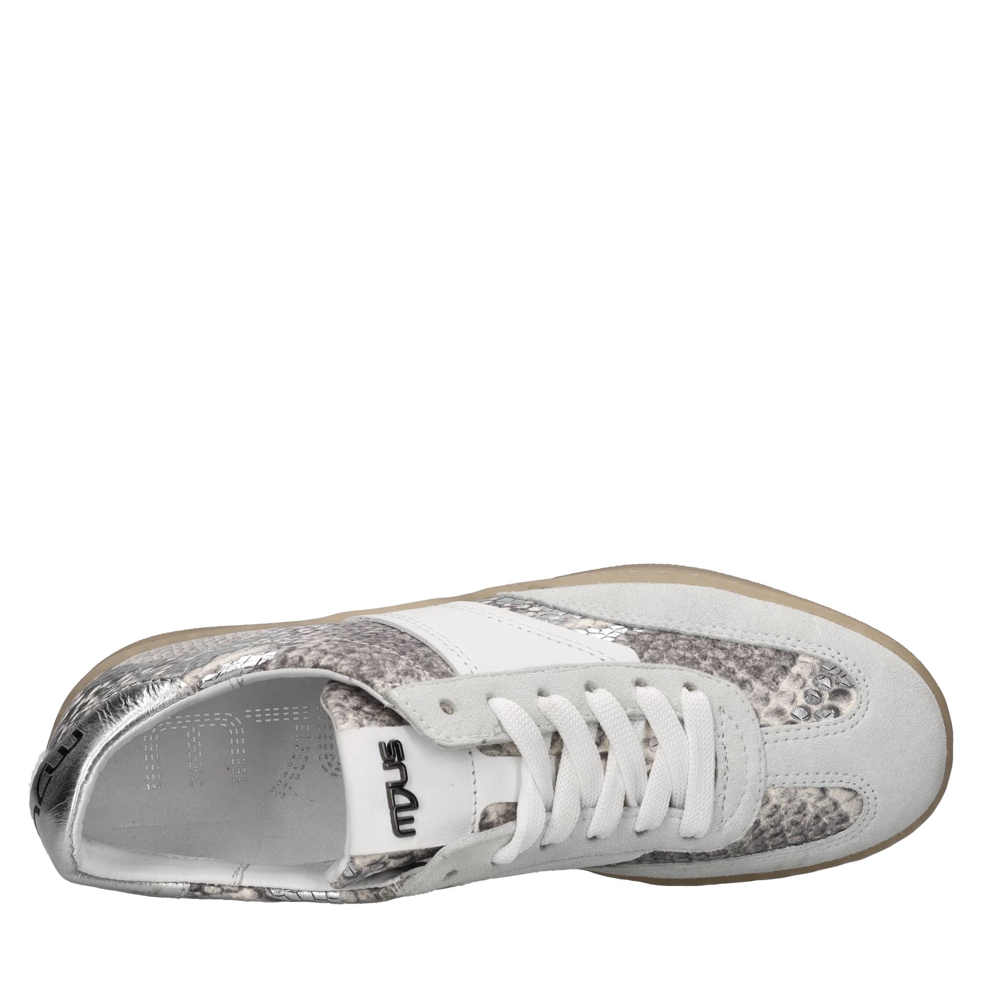 Sneakers in pelle e camoscio 