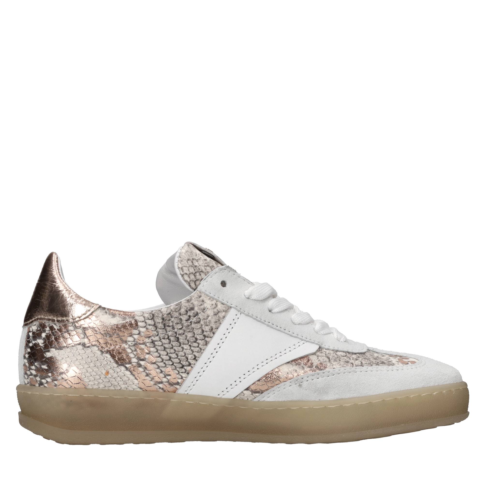 Sneakers in pelle e camoscio 