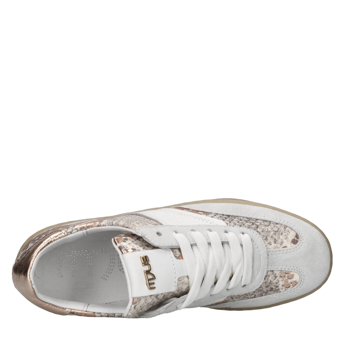Sneakers in pelle e camoscio 