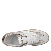 Sneakers in pelle e camoscio 