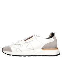Sneakers in pelle e camoscio 
