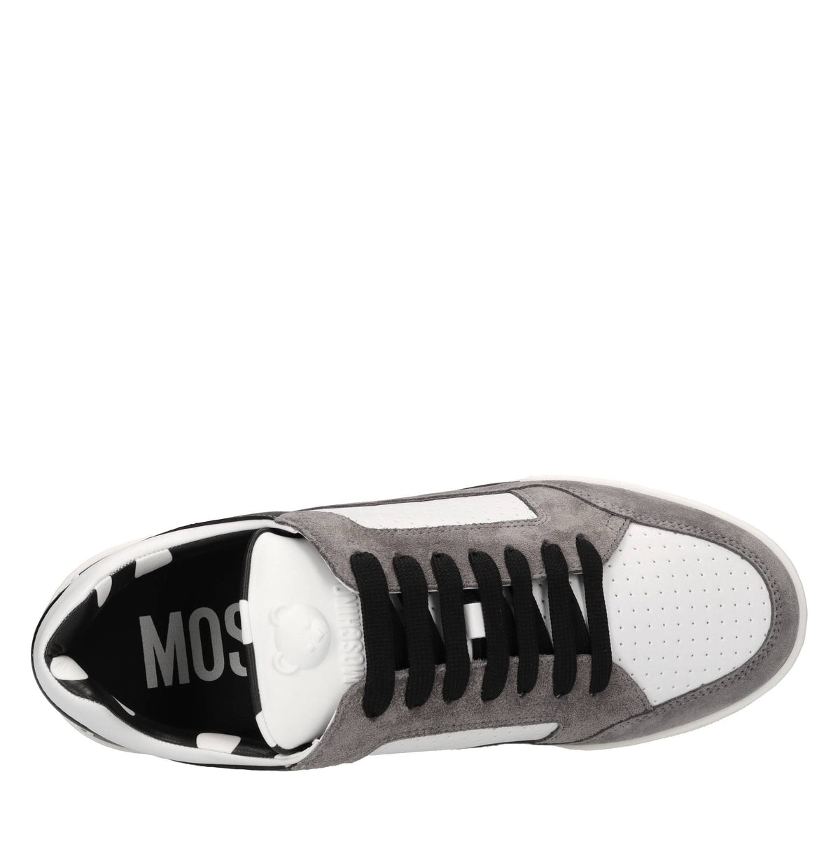 Sneakers in camoscio ed ecopelle 