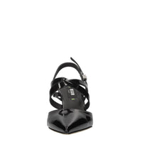 Décolleté slingback in vernice 