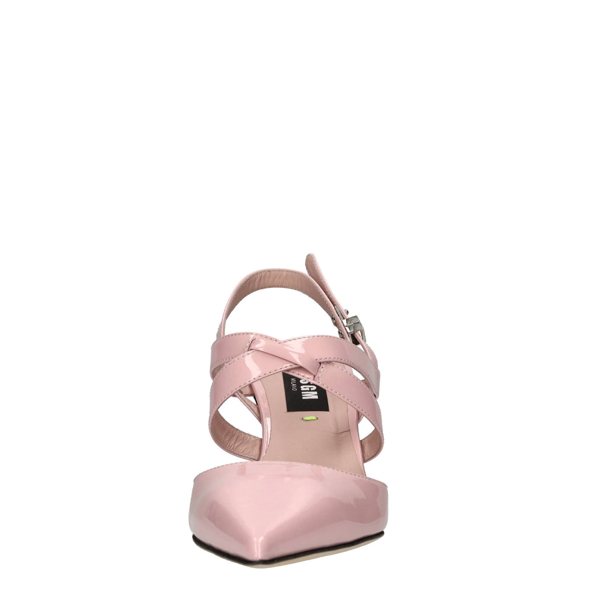 Décolleté slingback in vernice 